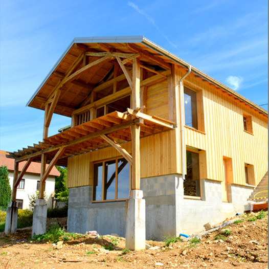 maison ossature bois fibre de bois 2017